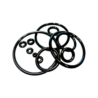 Black Silicone Pinball Rings