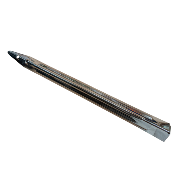 Pinball Leg Chrome Ribbed 28-1/2"